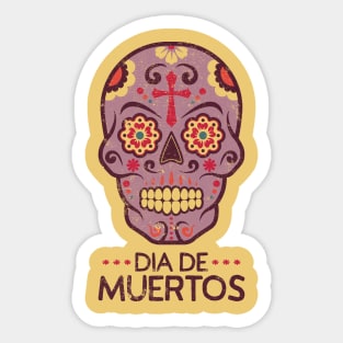 Dia De Muertos 'Sugar Skull' Sticker